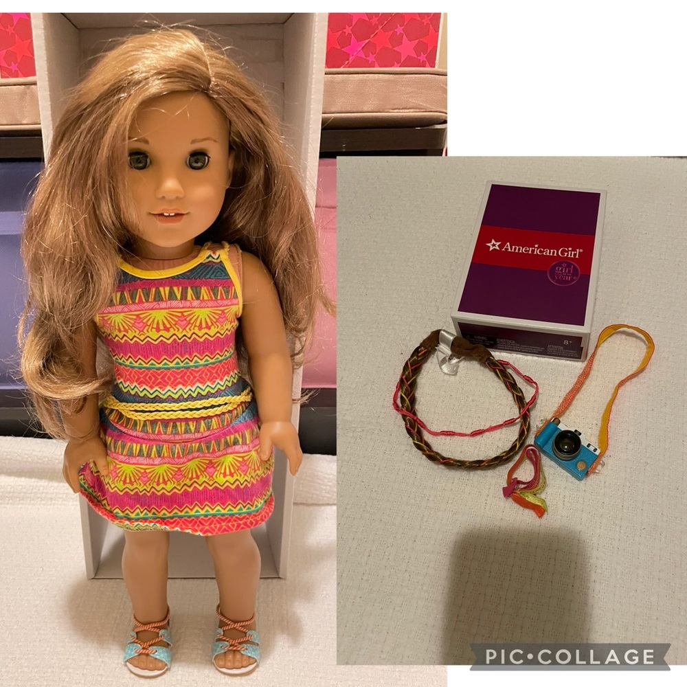 American Girl 2016 LEA CLARK 18" Doll, book, and accessories